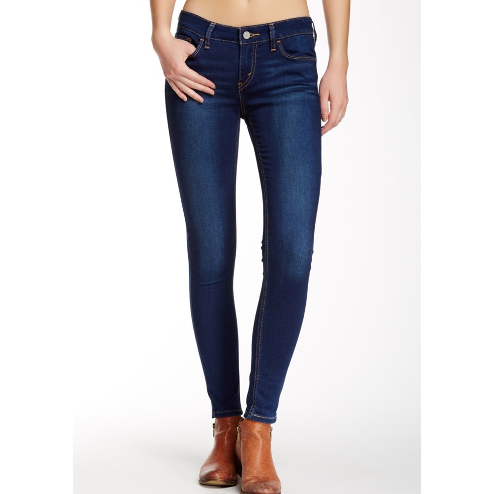 LEVI’S 535 Super Skinny Dark Wash Jeans